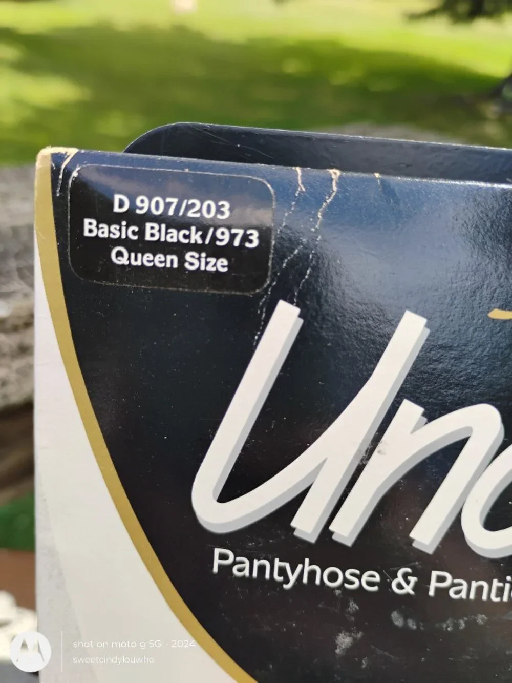 Hanes Underalls French Cut Silks pantyhose sandalfoot Q sz Basic Black vtg 1990